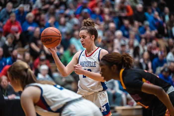 Marysville vs Reynoldsburg girls basketball 022523 Gabe Haferman10